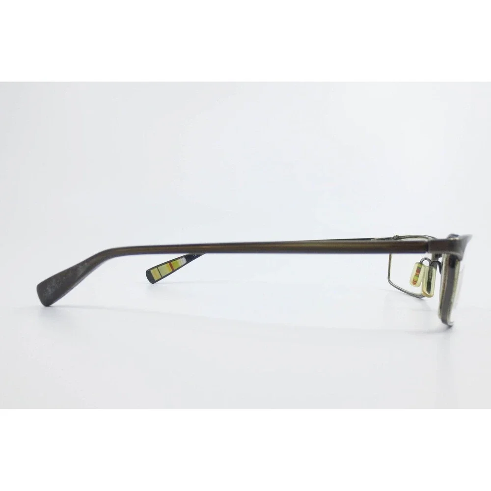 Paul Smith PS-1002 Dark Olive Rectangular Eyeglasses Frames 54-17-135 Stripe
